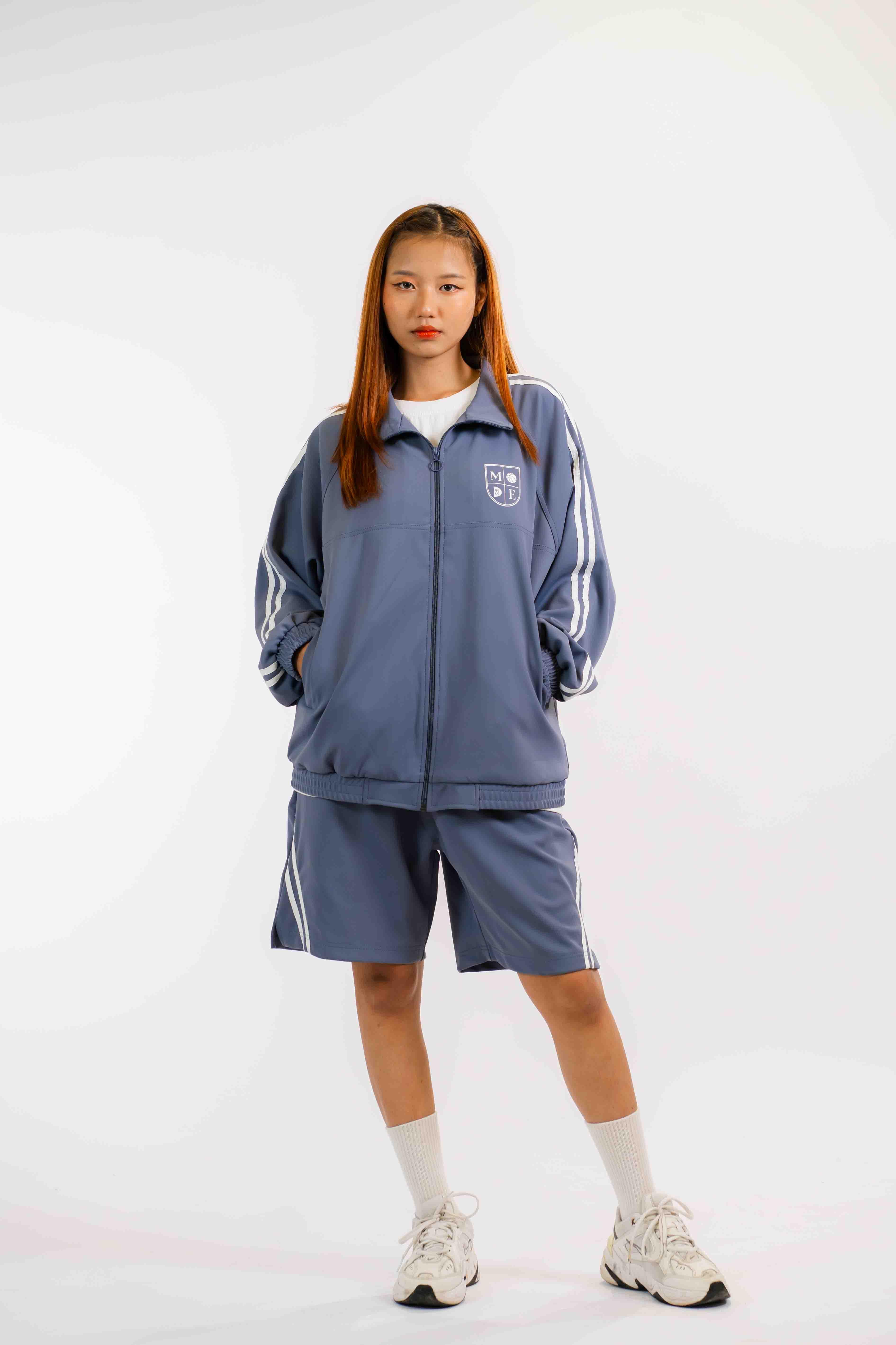 Blue Track Shorts